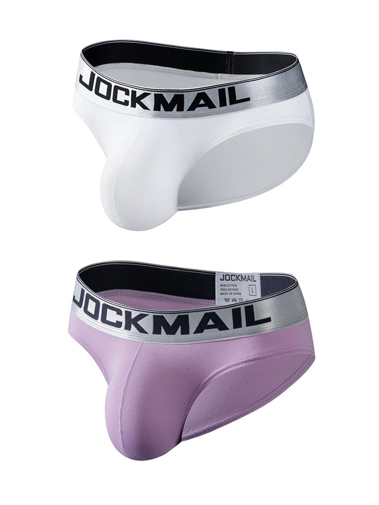 2 Pack Men's Sexy 3D Large Pouch Seamless Cooling Touch Chafe-Free Bikini | dmunderwear detail image 20