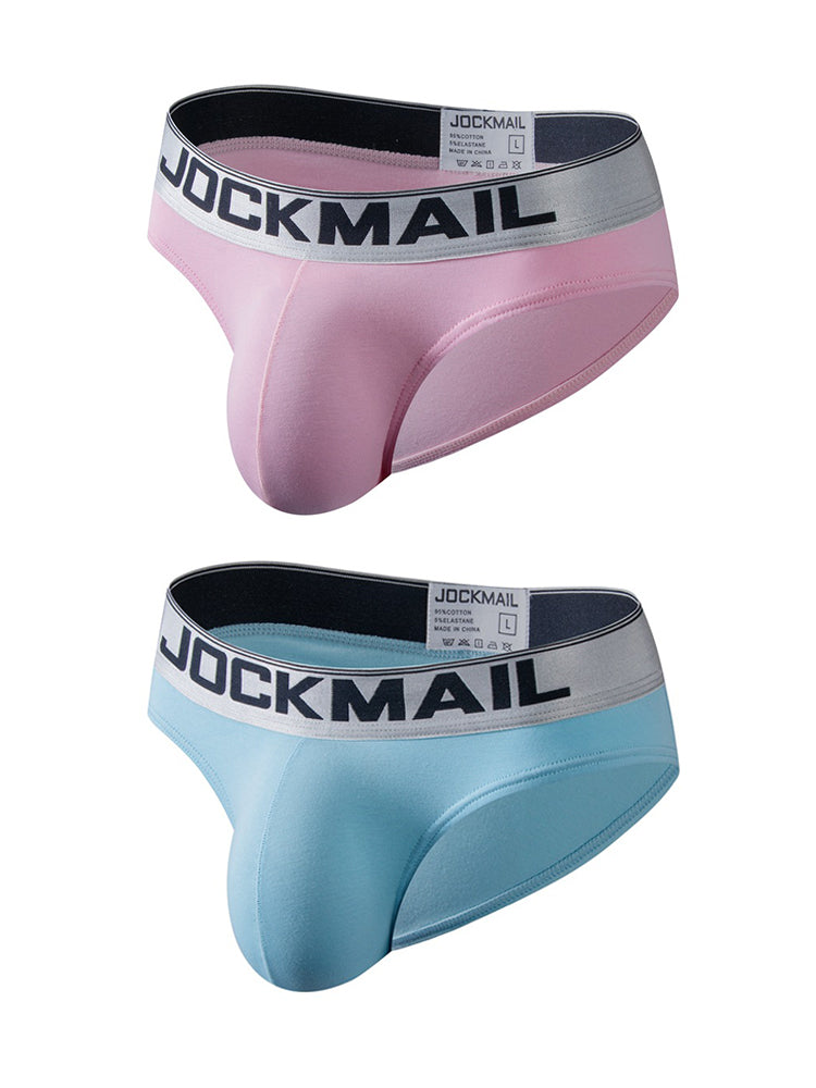 2 Pack Men's Sexy 3D Large Pouch Seamless Cooling Touch Chafe-Free Bikini | dmunderwear detail image 8
