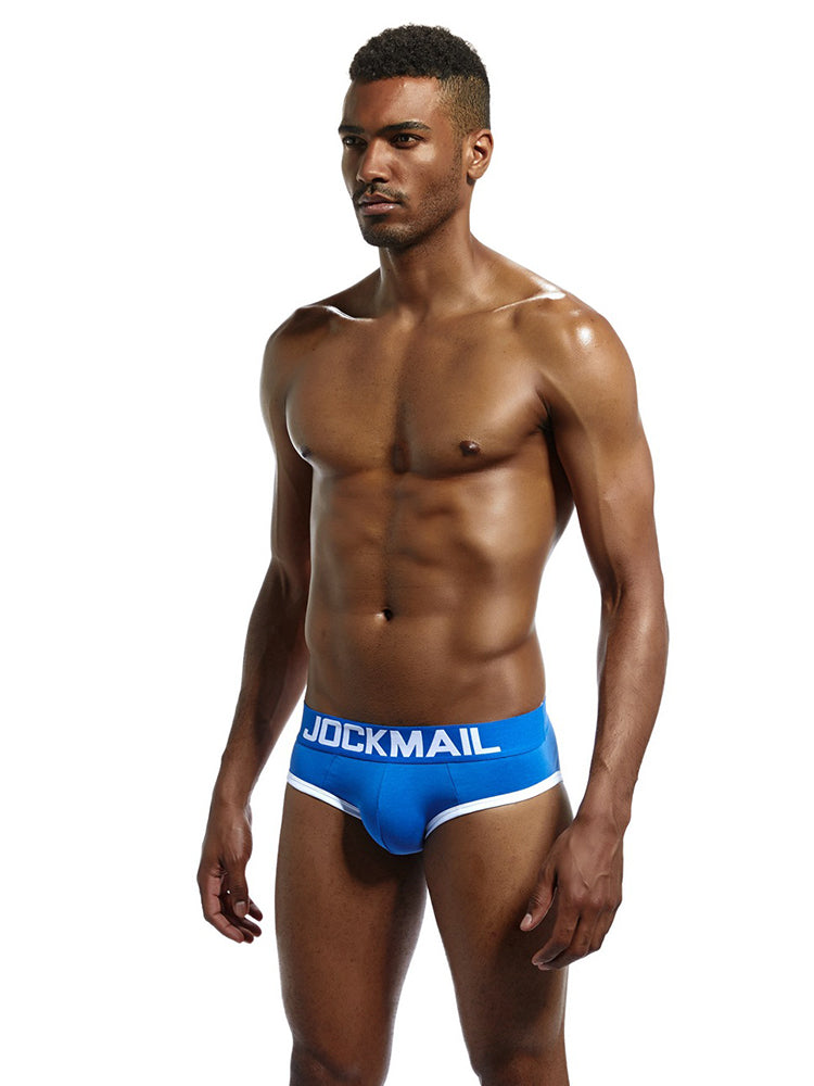 2 Pack Men's Sexy Cheeky Ultra-Soft Cotton Low-Rise & Revealing Supportive Jockstraps | dmunderwear detail image 12