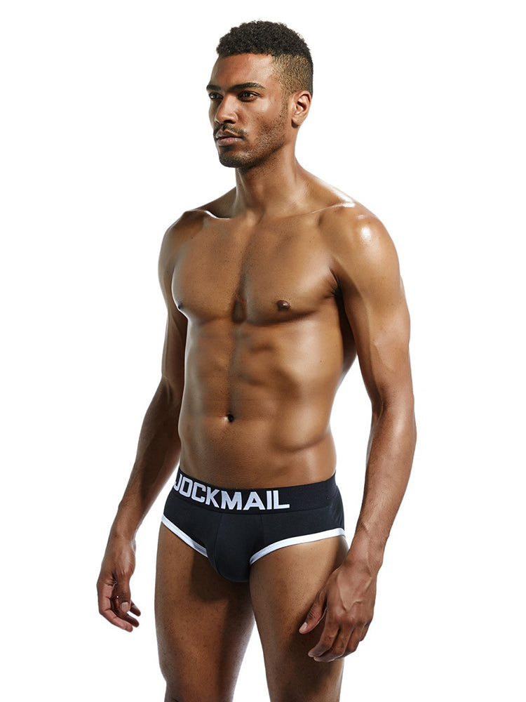 2 Pack Men's Sexy Cheeky Ultra-Soft Cotton Low-Rise & Revealing Supportive Jockstraps | dmunderwear detail image 18