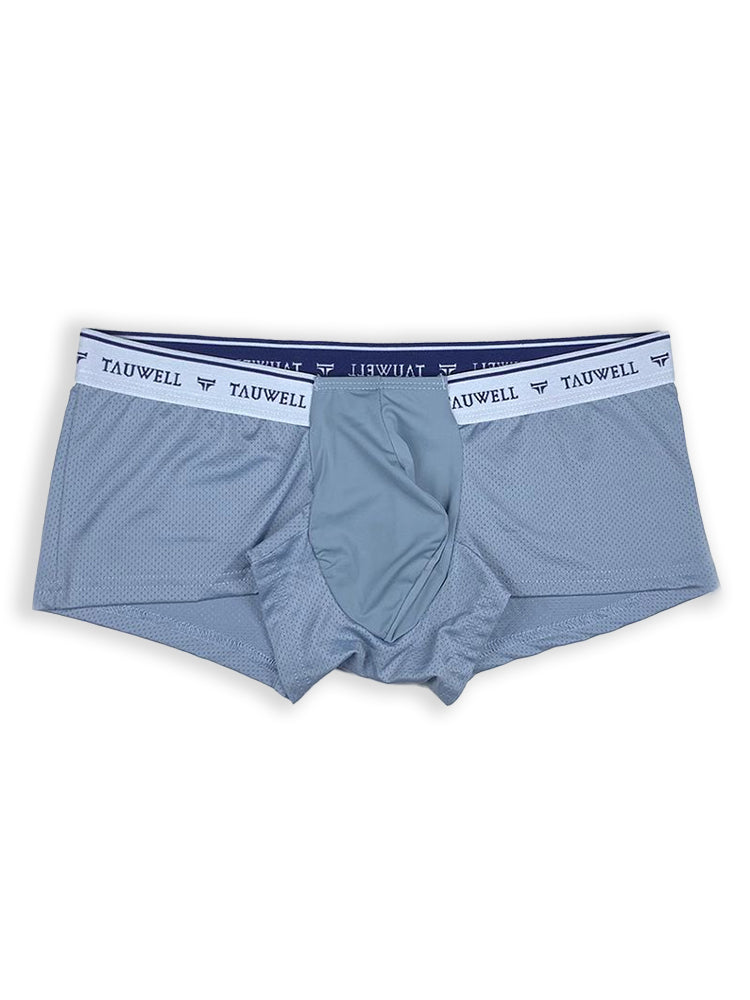 2 Pack Men's Sexy Comfortable Breathable Solid Color Trunks | dmunderwear detail image 9