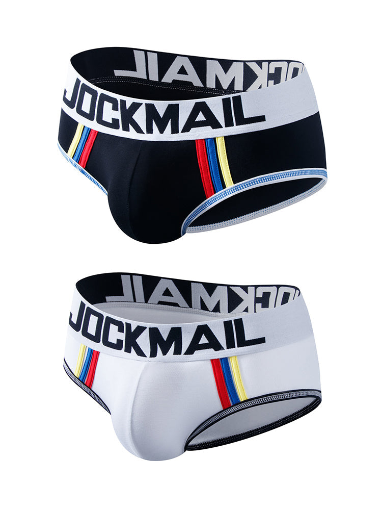 2-pack Men's Sexy Cotton Support Briefs | dmunderwear detail image 14