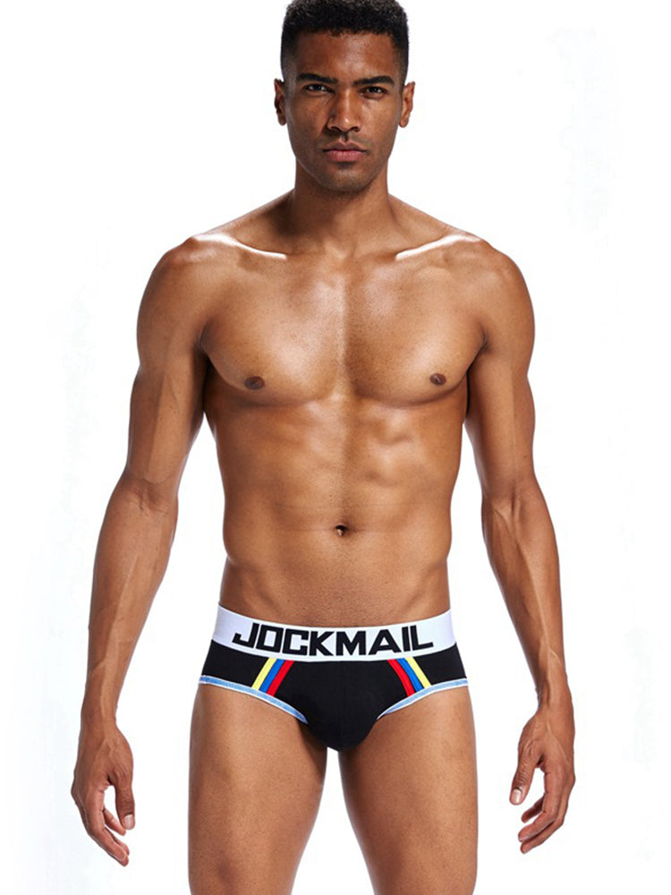 2-pack Men's Sexy Cotton Support Briefs | dmunderwear detail image 17