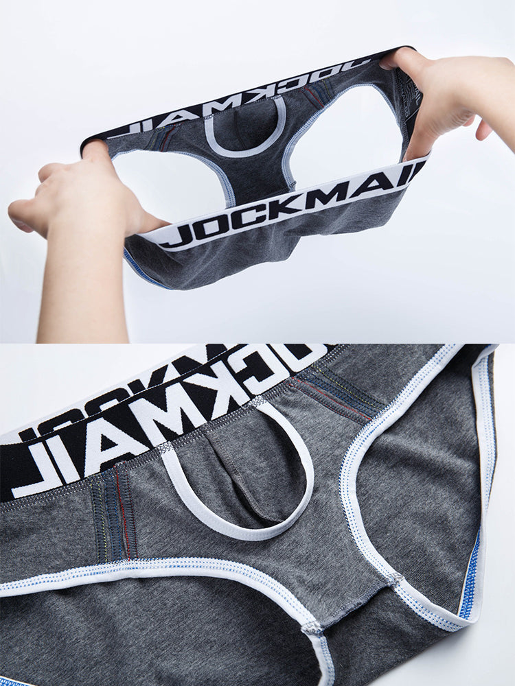 2-pack Men's Sexy Cotton Support Briefs | dmunderwear detail image 5