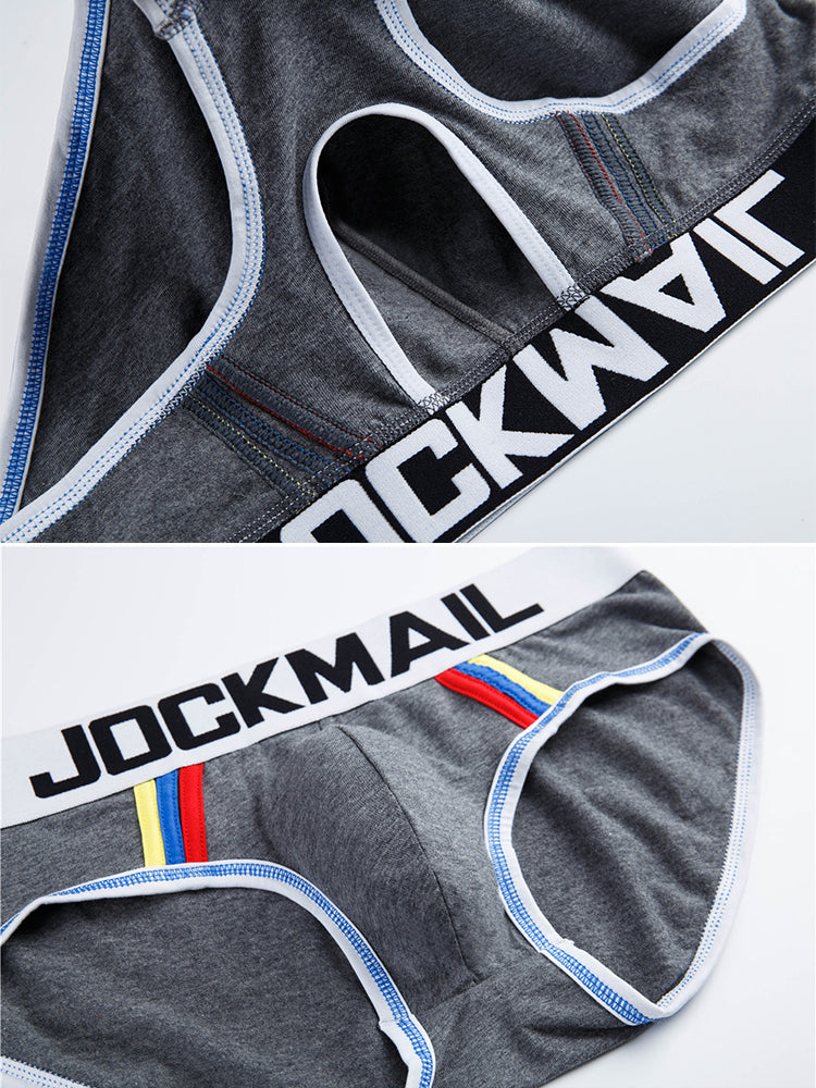 2-pack Men's Sexy Cotton Support Briefs | dmunderwear detail image 6