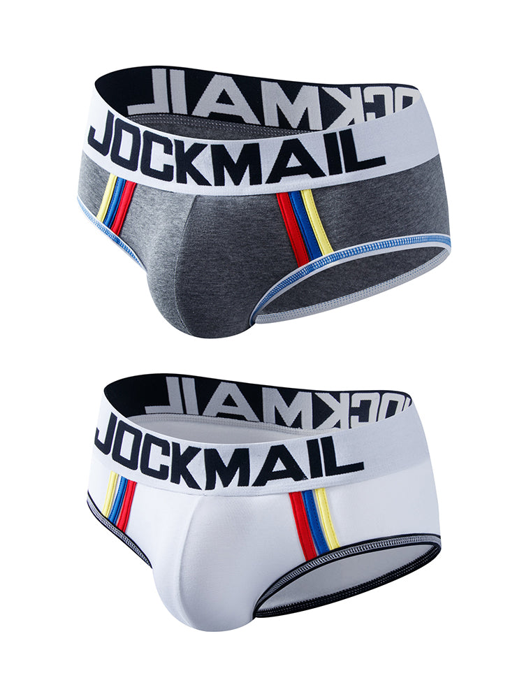 2-pack Men's Sexy Cotton Support Briefs | dmunderwear detail image 8