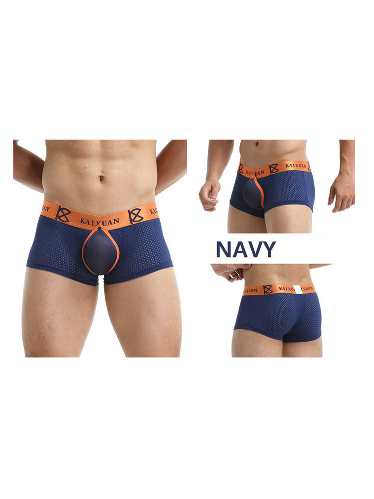 2-pack Men's Sexy Detachable Curled Cup Snap Hip Boxer Briefs | dmunderwear detail image 19