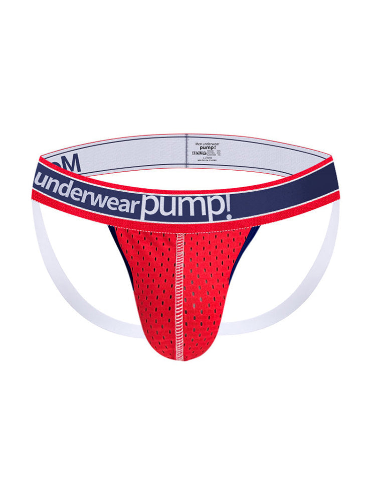 2 Pack Men's Sexy Elastic Waist Micro Mesh Cup Thong | dmunderwear detail image 14