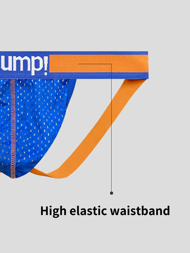 2 Pack Men's Sexy Hip-High Thongs | dmunderwear detail image 6