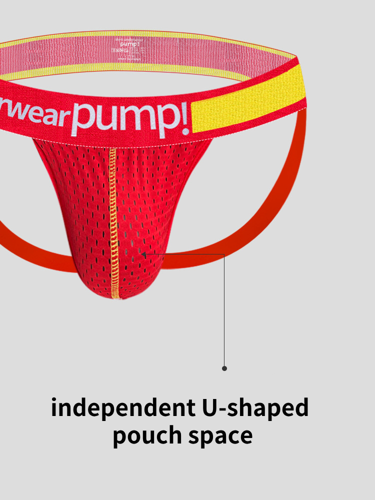 2 Pack Men's Sexy Hip-High Thongs | dmunderwear detail image 7