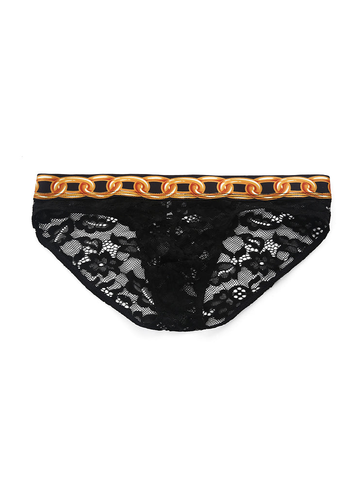 2 Pack Men's Sexy Lace Lightweight & Airy Sporty Cut Breathable Odor-Control Bikini | dmunderwear