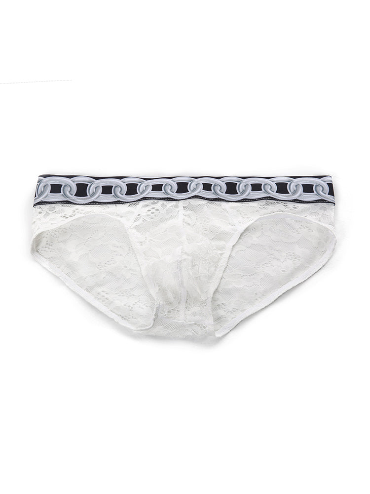 2 Pack Men's Sexy Lace Lightweight & Airy Sporty Cut Breathable Odor-Control Bikini | dmunderwear detail image 19