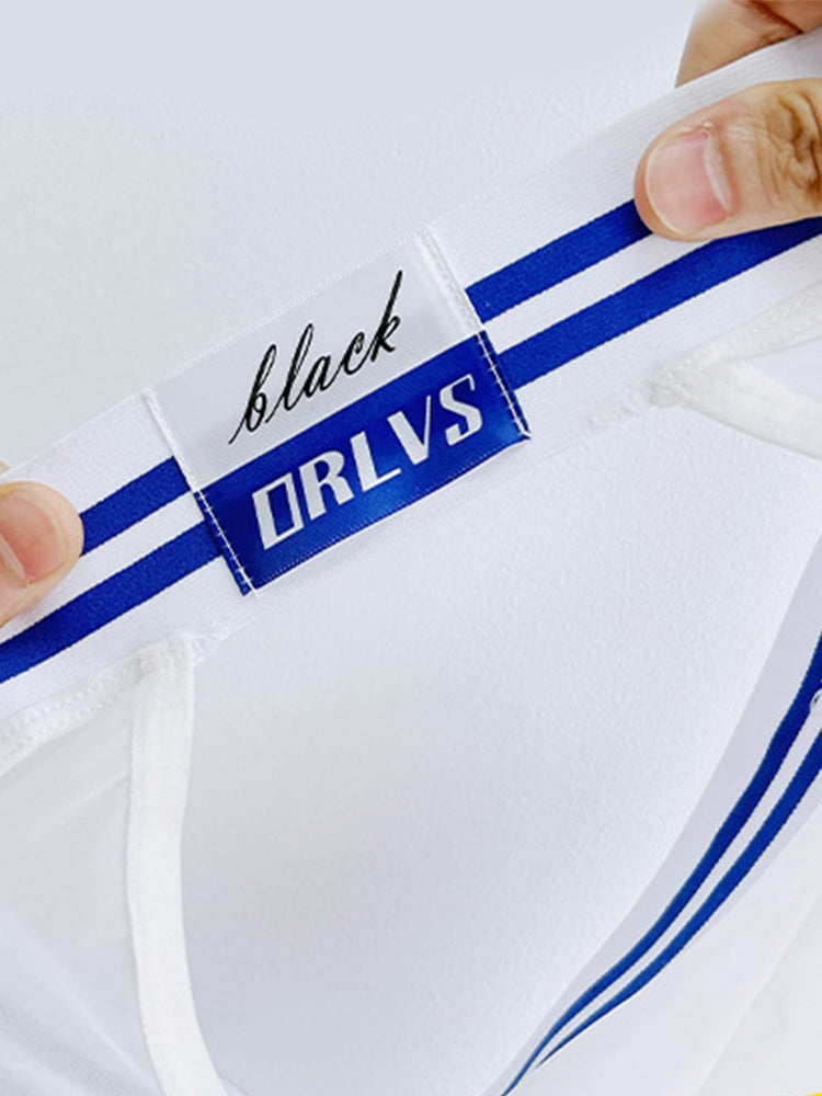 2-pack Men's Sexy Semi-transparent Mesh Briefs | dmunderwear detail image 4