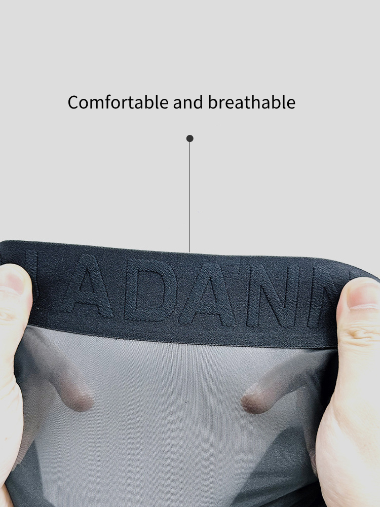 2-pack Men's Sexy Semi-transparent Ribbed Briefs | dmunderwear detail image 10