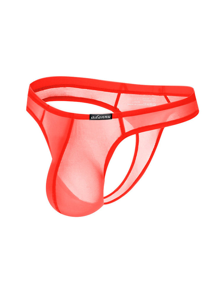 2 Pack Men's Sexy Semi-Transparent Thong | dmunderwear