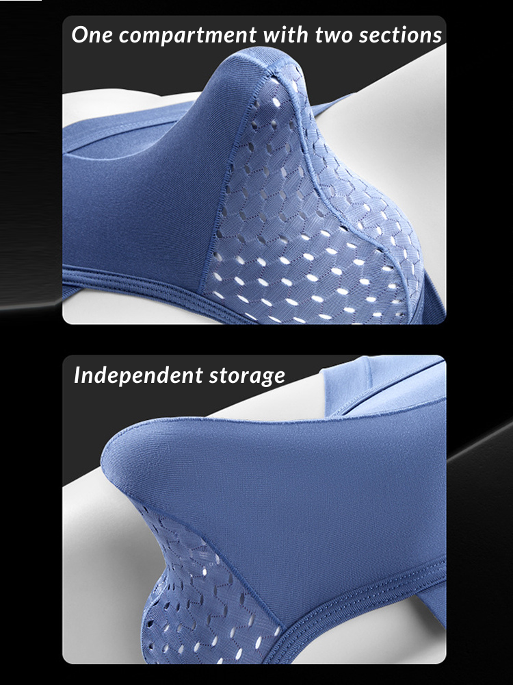 2 Pack Men's Breathable Pouch Separate Modal Briefs | dmunderwear detail image 11