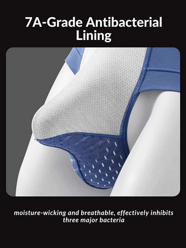 2 Pack Men's Breathable Pouch Separate Modal Briefs | dmunderwear detail image 19