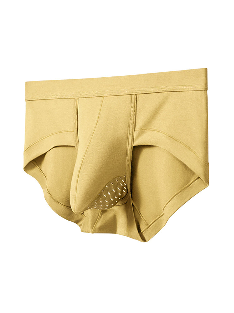 2 Pack Men's Breathable Pouch Separate Modal Briefs | dmunderwear detail image 20