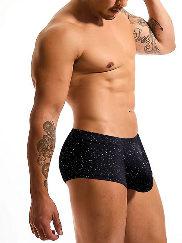 2-pack Men's Sexy Shiny Pouch Boxer Briefs | dmunderwear detail image 12