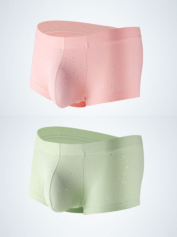 2-pack Men's Sexy Shiny Pouch Boxer Briefs | dmunderwear detail image 8