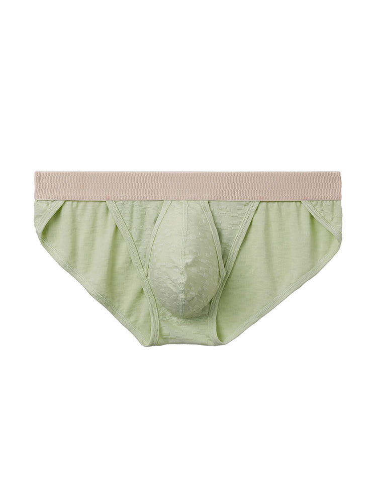 2 Pack Men's Low-Rise Split-Side Bikini with Separate Pouch | dmunderwear detail image 20