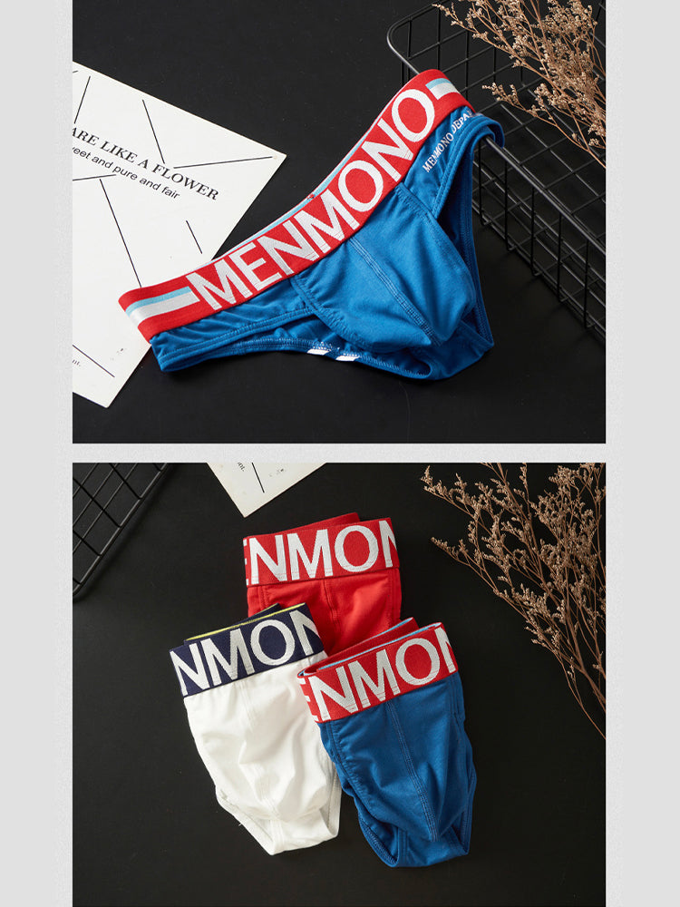 2-pack Men's Sexy Slim Fit Fashion U-convex Bikini | dmunderwear detail image 11