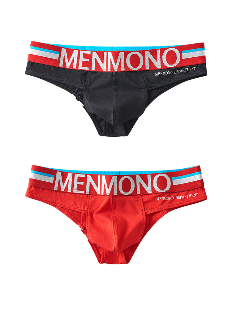 2-pack Men's Sexy Slim Fit Fashion U-convex Bikini | dmunderwear detail image 12
