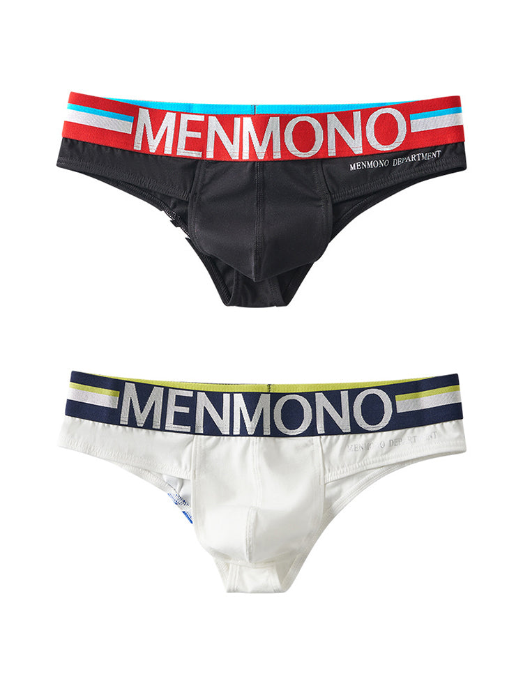 2-pack Men's Sexy Slim Fit Fashion U-convex Bikini | dmunderwear detail image 2