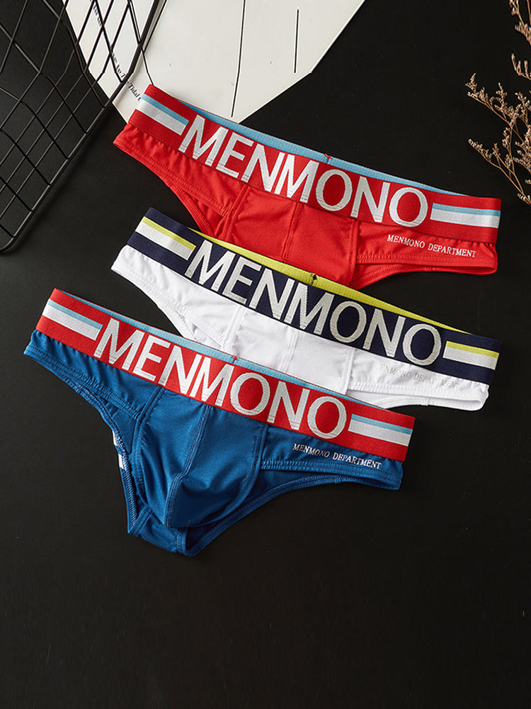 2-pack Men's Sexy Slim Fit Fashion U-convex Bikini | dmunderwear detail image 3