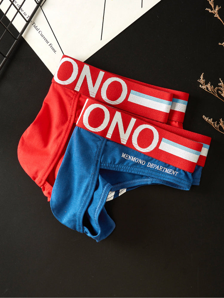 2-pack Men's Sexy Slim Fit Fashion U-convex Bikini | dmunderwear detail image 6