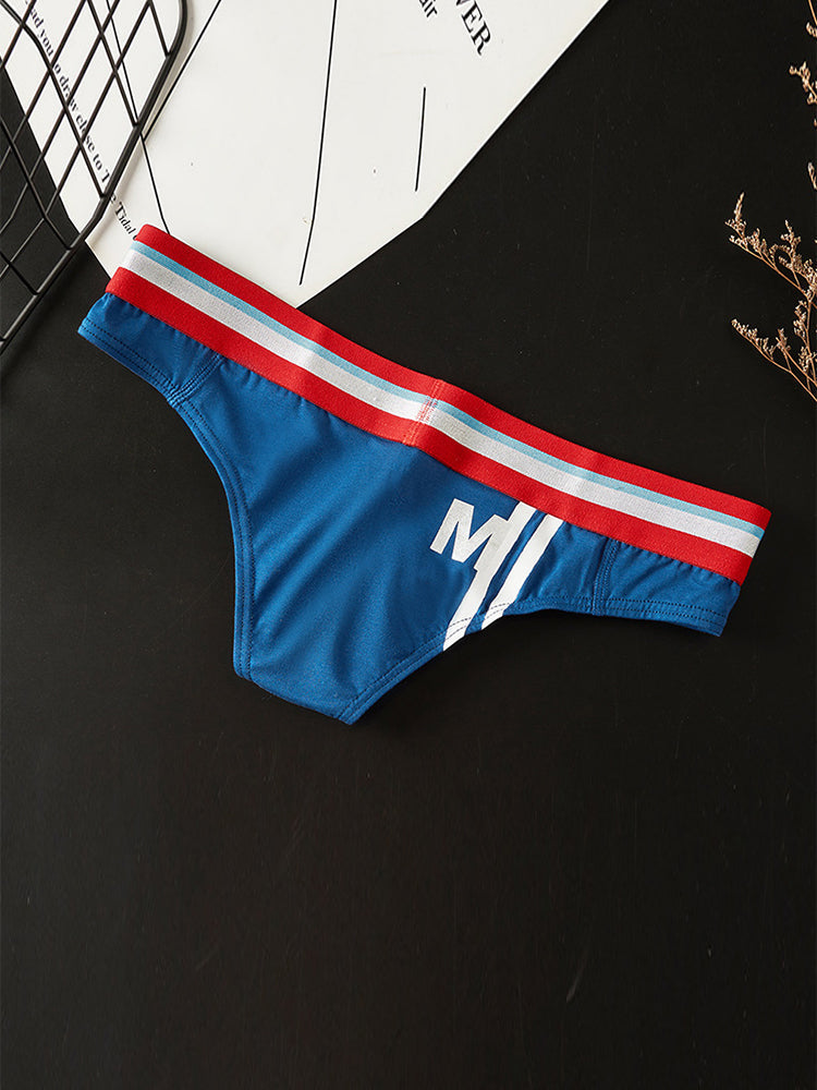 2-pack Men's Sexy Slim Fit Fashion U-convex Bikini | dmunderwear detail image 8