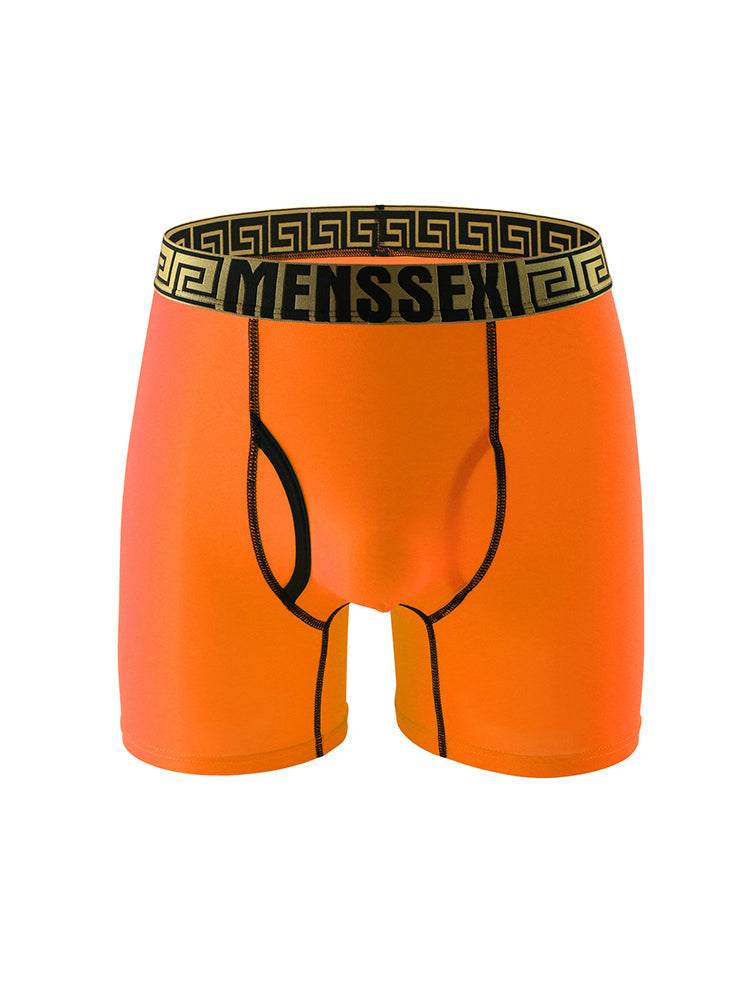 2 Pack Men's Sexy Sports Ice Silk Boxer Briefs | dmunderwear