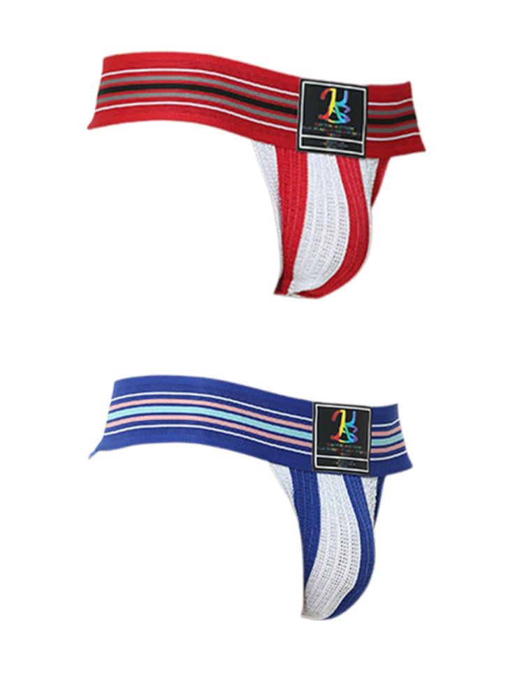2 Pack Men's Sexy Sporty Breathable with Support Pouch Seamless Bikini | dmunderwear detail image 12