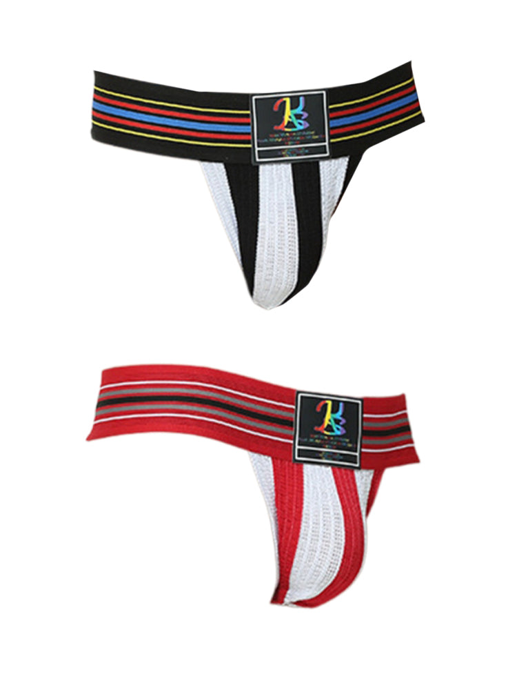 2 Pack Men's Sexy Sporty Breathable with Support Pouch Seamless Bikini | dmunderwear detail image 17