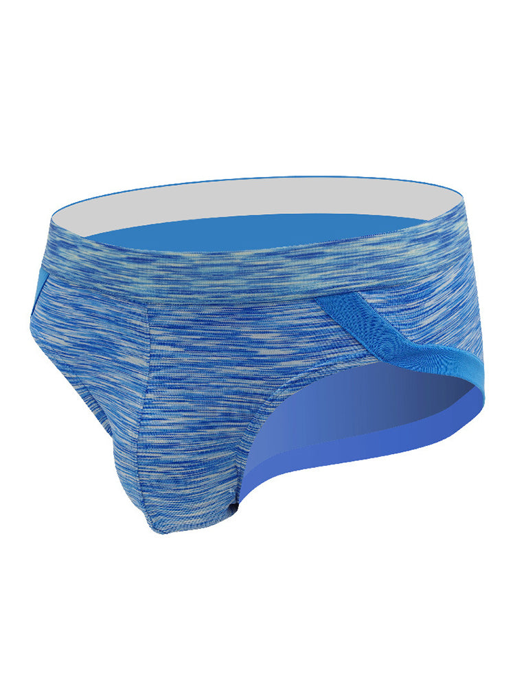 2 Pack Men's Sexy Stretch U Convex Pouch Briefs | dmunderwear detail image 12