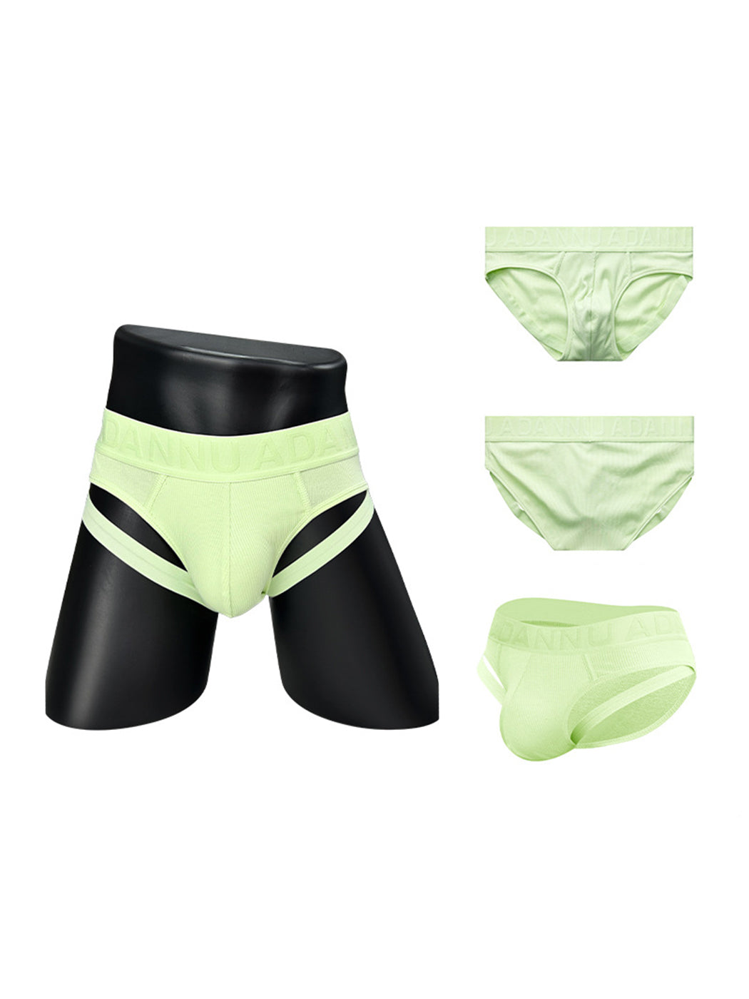 2 Pack Men's Sexy Suspender Briefs | dmunderwear detail image 10