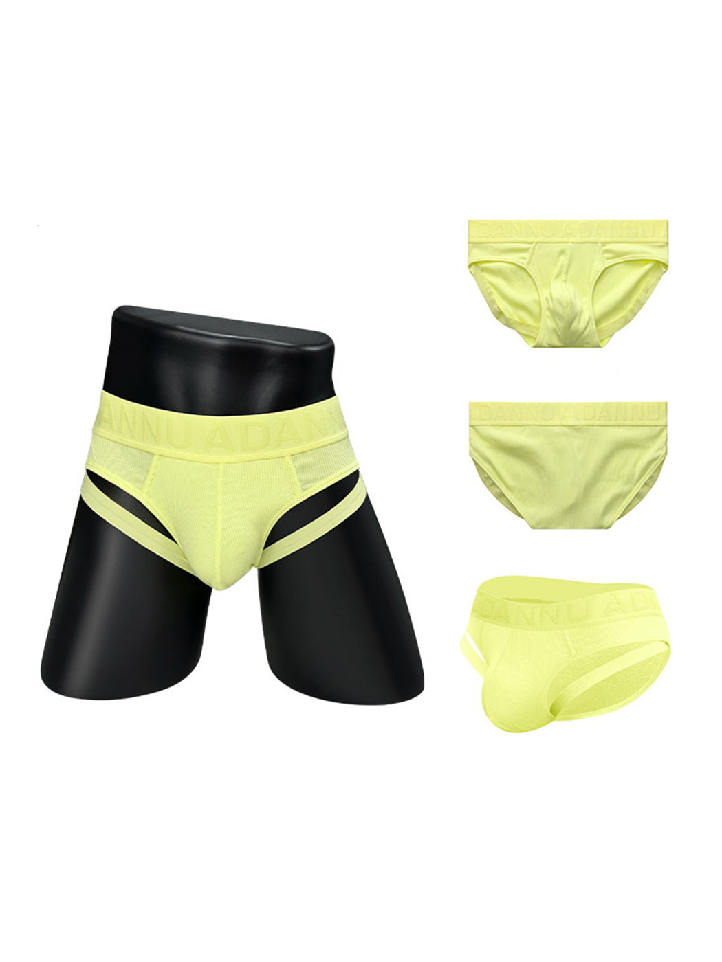 2 Pack Men's Sexy Suspender Briefs | dmunderwear detail image 9