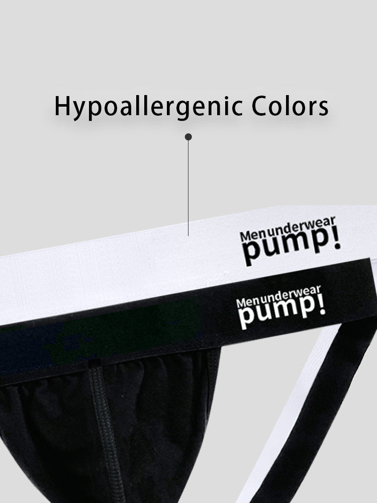 2 Pack Men's Sexy Thin Breathable Hip-Lifting Jockstrap | dmunderwear detail image 10