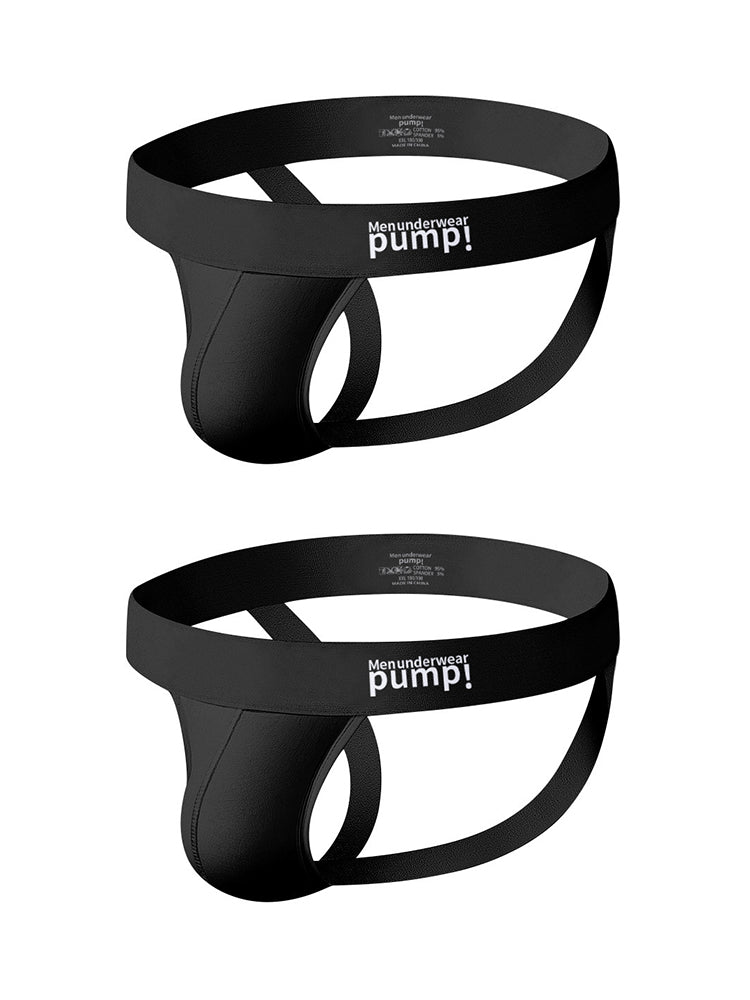 2 Pack Men's Sexy Thin Breathable Hip-Lifting Jockstrap | dmunderwear detail image 14