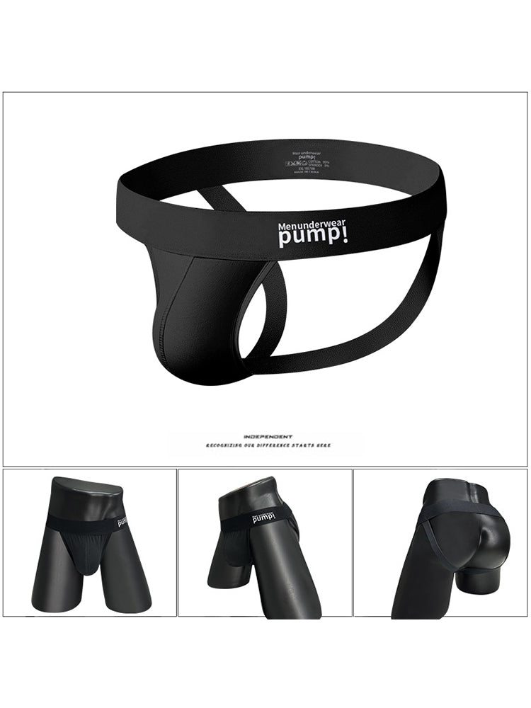 2 Pack Men's Sexy Thin Breathable Hip-Lifting Jockstrap | dmunderwear detail image 5