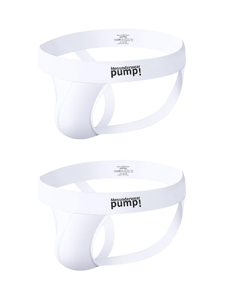 2 Pack Men's Sexy Thin Breathable Hip-Lifting Jockstrap | dmunderwear detail image 8