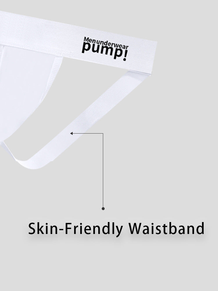 2 Pack Men's Sexy Thin Breathable Hip-Lifting Jockstrap | dmunderwear detail image 9