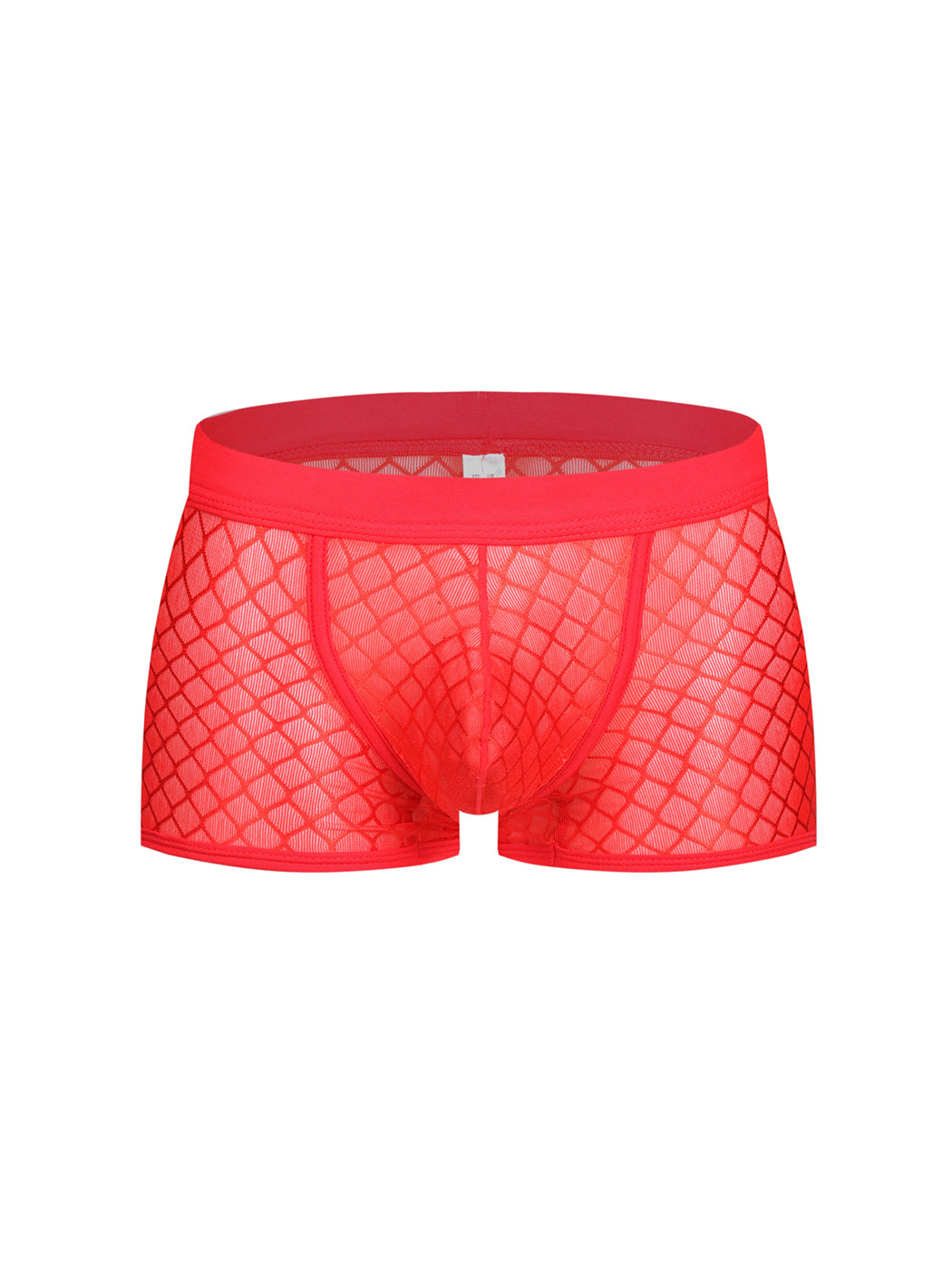 2 Pack Men's Sexy Transparent Mesh Trunks | dmunderwear detail image 11