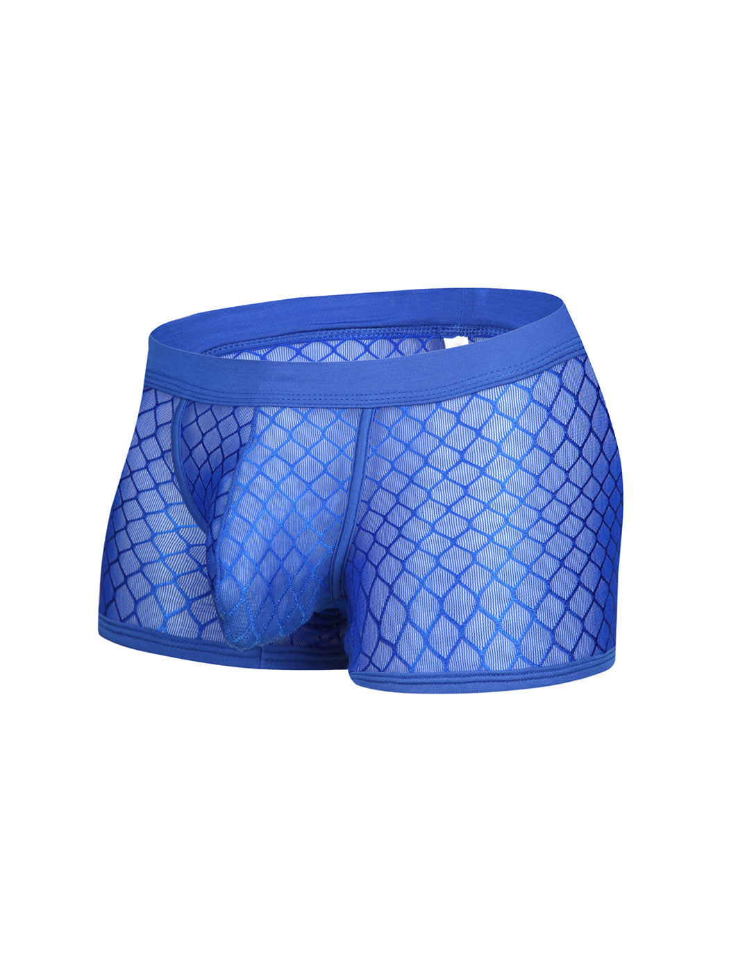 2 Pack Men's Sexy Transparent Mesh Trunks | dmunderwear detail image 16