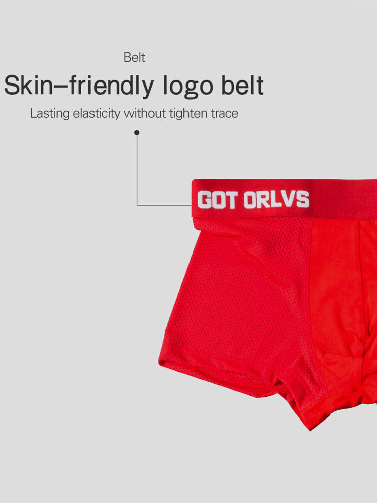 2 Pack Men's Sexy Transparent Seamless Mesh Solid Color Breathable Trunks & Bikini | dmunderwear detail image 10