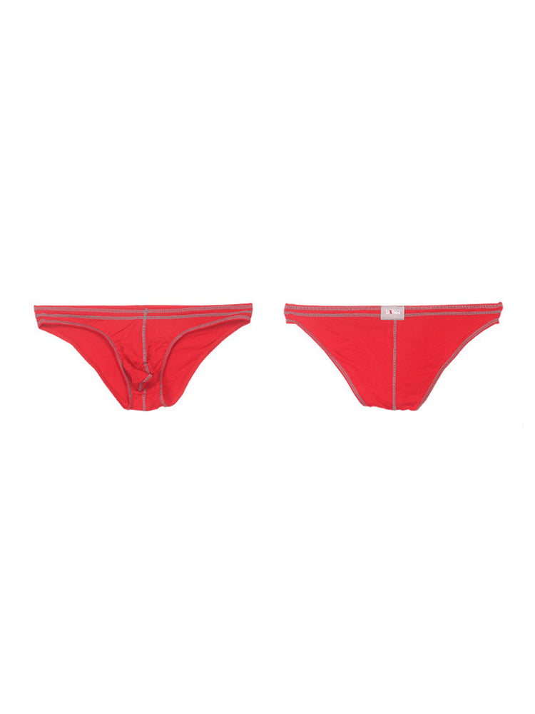 2 Pack Men's Sexy U Convex Pouch Bikini | dmunderwear detail image 18