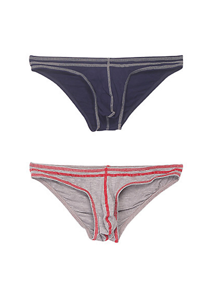 2 Pack Men's Sexy U Convex Pouch Bikini | dmunderwear detail image 20