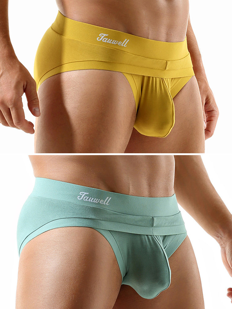 2-pack Men's Sexy U-shaped Pouch Briefs | dmunderwear detail image 14