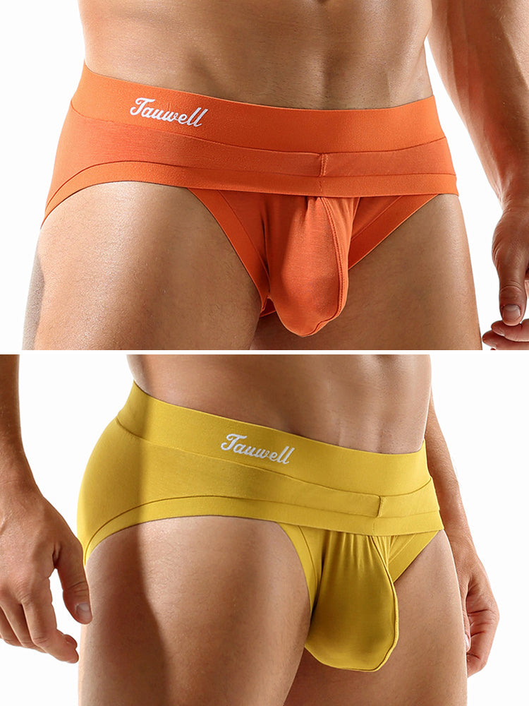 2-pack Men's Sexy U-shaped Pouch Briefs | dmunderwear detail image 2