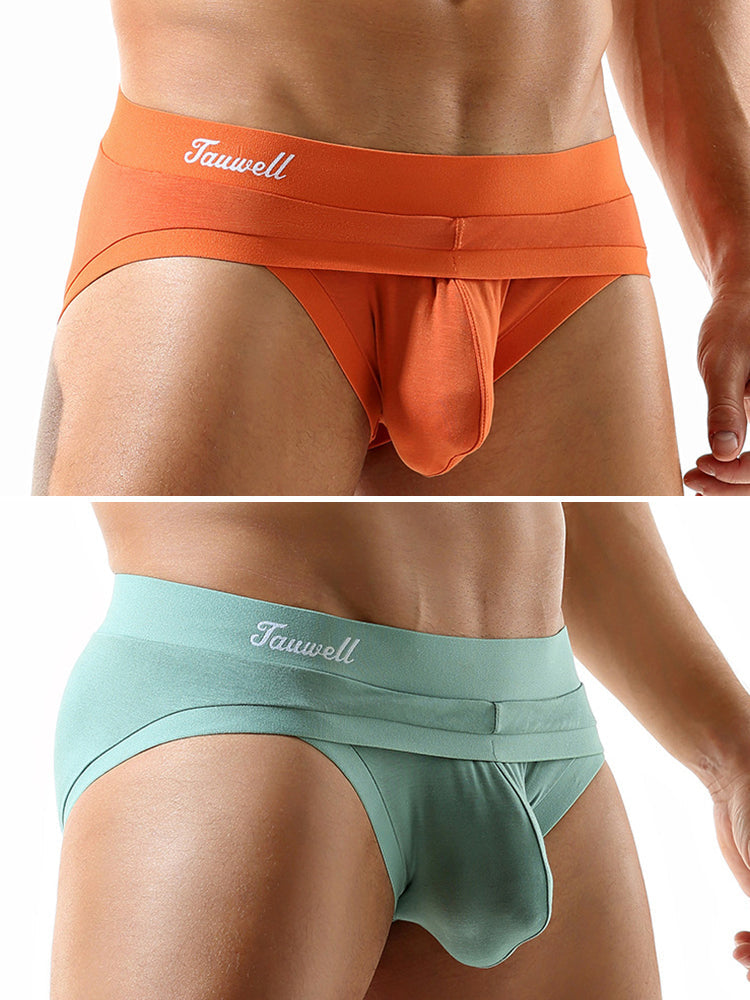 2-pack Men's Sexy U-shaped Pouch Briefs | dmunderwear detail image 8
